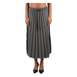 Nine In The Morning Falda midi - Skirts - Mujer - Azul - W28