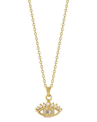 Sphera Milano 18K Plated Cz Necklace