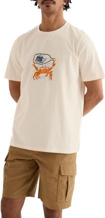 Seasalt Cornwall Midwatch Graphic Organic Cotton T-shirt in Summer Nautical Chalk at Nordstrom, Size X-Large