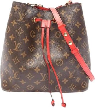 Louis Vuitton Pre-owned Monogram Canvas Bucket Bag - Pre-owned - Mujer - Marr&oacute;n - ONE SIZE