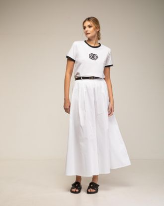 Tantra Wijde broek met steekzakken