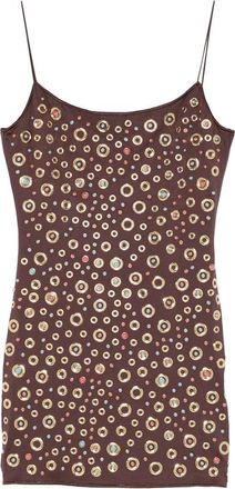 Os&eacute;ree Ring-embellishment Mini Dress