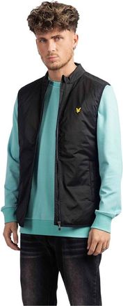 Lyle & Scott Golf Bodywarmer - Heren - Bodywarmers - Zwart - S - Polyester - Jassen