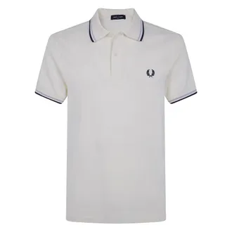 Fred Perry Hombre, Camisetas, Blanco, Talla: L
