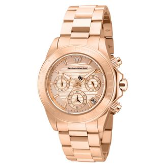 Technomarine Manta Chronograph Quartz Rose Dial Ladies Watch TM-219017