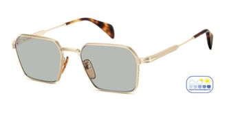David Beckham DB 1245/S 0NR/8J Mens Sunglasses Gold Size 53