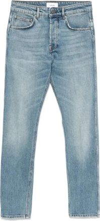 Lardini Op maat gemaakte denim broek voor mannen - Heren - Slim Fit Jeans - Blauw - W34 - Denim - Jeans