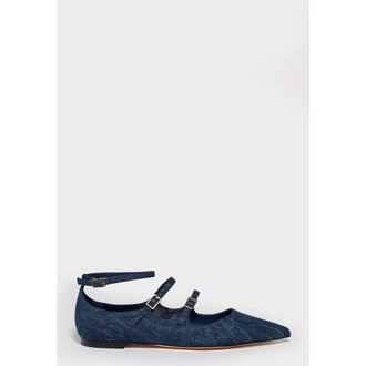 Marion Parke Francine Flat | Denim in Blue at Nordstrom, Size 37.5