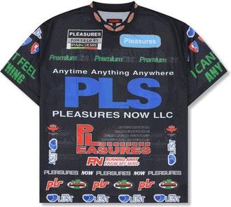 Pleasures Oral Graphic Mesh T-Shirt in Black at Nordstrom, Size X-Large