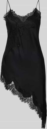 Mango Trägertop mit Spitzenbesatz in Black, Größe L