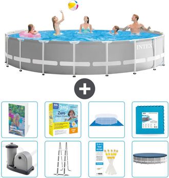 Intex Piscina Prism Frame Redonda - 549x122 Cm - 9-piezas S566