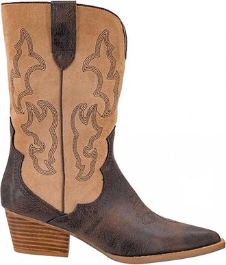 Corkys Footwear Womens Somebodys Problem Boots In Espresso Sand