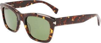 Lanvin Accessoires, Heren, Bruin, ONE Size, Bruine Acetaat Zonnebril