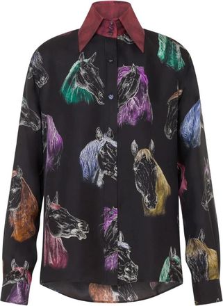 Moschino Camicia - Dames - Overhemden - Veelkleurig - M - Overhemden