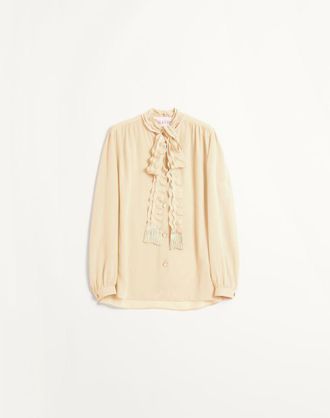 Valentino Camicia In Crepe De Chine Donna BETULLA 36