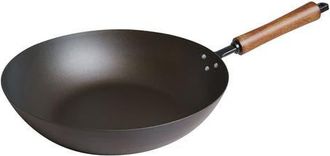 Joyce Chen Carbon Steel Preseasoned Stir Fry Pan in Black at Nordstrom, Size Medium