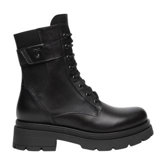 Nero Giardini Anfibio Combat Boot - Dames - Schoenen - Zwart - Maat: 37 EU Leer