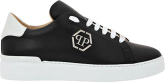 Philipp Plein Low-top Sneakers Hexagon - unisex - Sneakers - Zwart - 35 EU - Leer - Schoenen