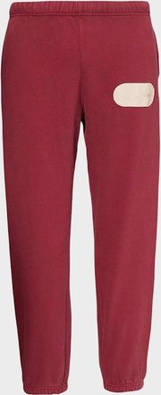 Gallery Dept. Mens GD Sweatpants Maroon - Red - Size: 35/34/32
