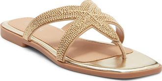 Top Moda Autumn Sandal in Gold Metallic at Nordstrom Rack, Size 7.5