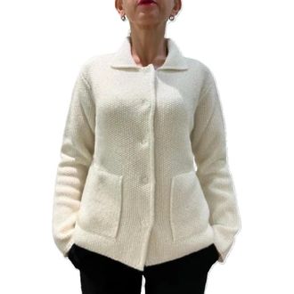 KANGRA Mujer, Jerseys, Blanco, Talla: S