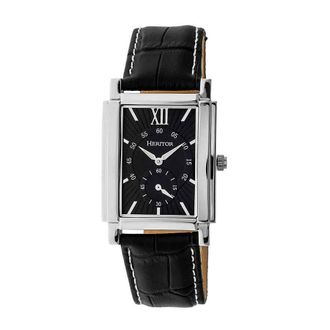 Heritor Frederick Black Dial Automatic Mens Watch HR6102
