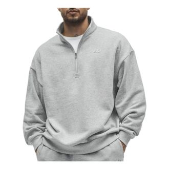Alo Accolade 1/4 Zip Pullover Athletic Heather Grey U3040RG-794370394