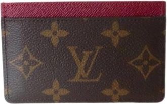 Louis Vuitton Pre-owned Card Case - Dames - Vintage Accessoires - Bruin - ONE Size - Vintage