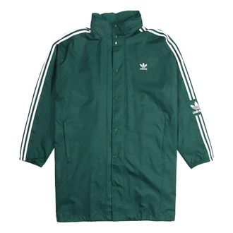 adidas originals Long WB Medium Style Wind Coat Male Green FL0012