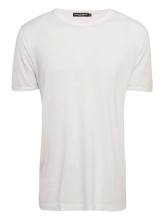 Dolce & Gabbana Katoenen jersey T-shirt - Wit