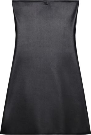 Courr&egrave;ges Bustier Lingerie Jurk - Dames - Korte kleedjes - Zwart - S - Nylon - Kleedjes