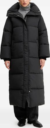 BOSS Cappotto imbottito con collo rialzato - Nero