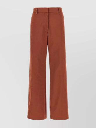 Dries Van Noten high waist wide leg trousers with back pockets