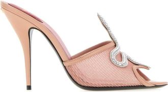 Valentino Garavani Pink Mesh Heels