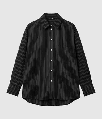 Jeanne Vouland Chemise Pauli Ray&eacute;e Noire