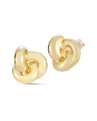 Glaze Jewelry Plated Love Knot Statement Stud Earrings