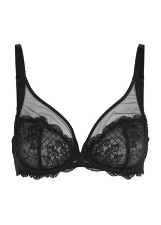 Simone Pérèle Simone PÉRÈLE Reve Lace Underwired Plunge bra - Black - 34F