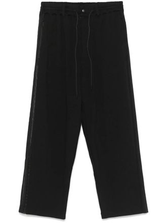 Yohji Yamamoto 3-Stripes track pants - Black