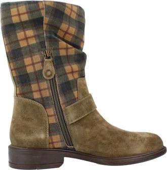 Geox Enkellaarsjes - Dames - Enkellaarsjes - Groen - 37 EU - Schoenen