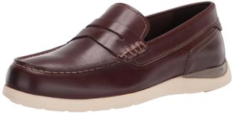 Cole Haan Mens Grand Atlantic Penny Loafer In Brown/charcoal Gray