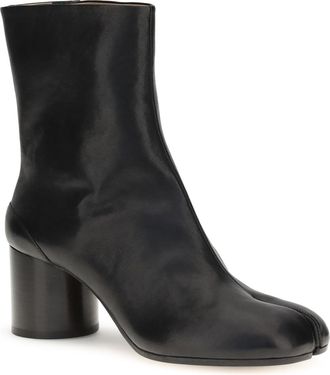 Maison Margiela Womens Tabi Ankle Boots Black Lamb Ovis Aries