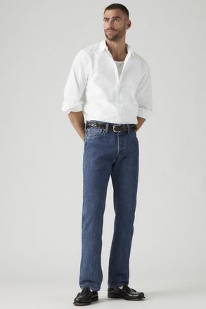 Levi's Vaqueros 501 1954 Levis Vintage Clothing - Hombre - 28X32 - Lavado oscuro / Indigo Rigid