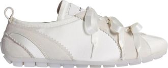 Simone Rocha Ballerina Grip Trainer - Dames - Sneakers - Wit - 38 EU - Leer - Schoenen
