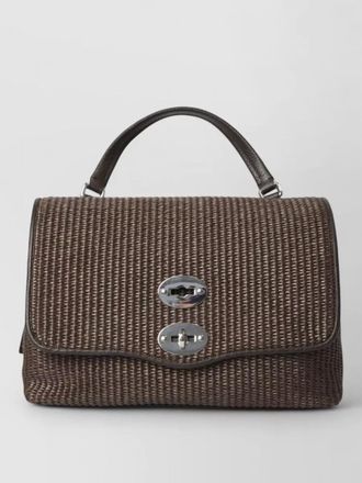 Zanellato shoulder bag protective feet top handle