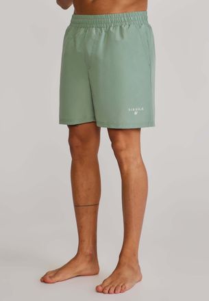 Siksilk Badehose SIKSILK Siksilk Badehose, Herren, Gr. XL, N-Gr, gr&uuml;n, Obermaterial: 100% Polyester PES., Badehosen Badehose