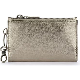 The Sak Encino Leather Card Wallet in Pyrite at Nordstrom