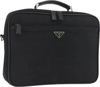 Prada Pre-owned Vintage Handtas - Dames - Vintage Handtas - Zwart - ONE Size - Nylon - Vintage