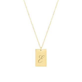 Set & Stones Stella Initial Necklace in Gold /E at Nordstrom