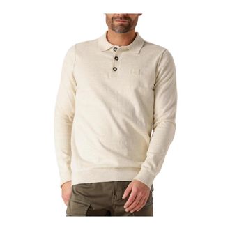 Butcher of Blue Tops, Heren, Beige, S, Groene Polo voor Stijlvolle Mannen