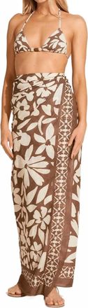 Vitamin A Samara Sarong In Desert-Flower